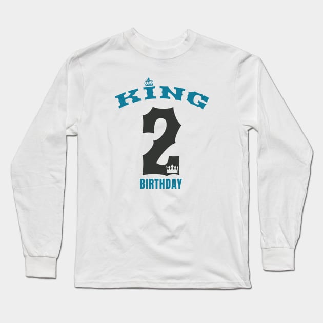 King Birthday in February Long Sleeve T-Shirt by TheABStore